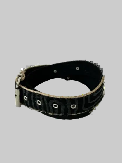 CEINTURE TISSU EFFET CORDE NOIRE SHEPPERWEAR
