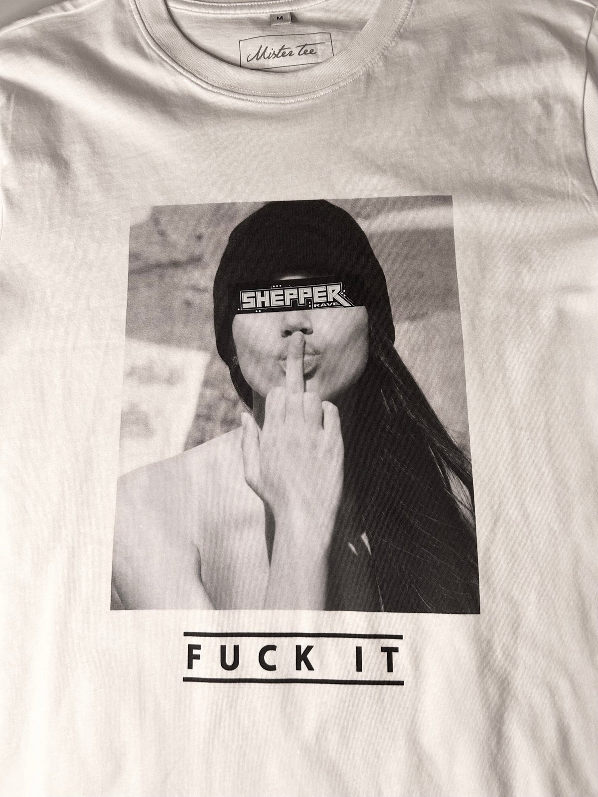 FLASH PRIX F*CK IT BLANC - M - TEE-SHIRT