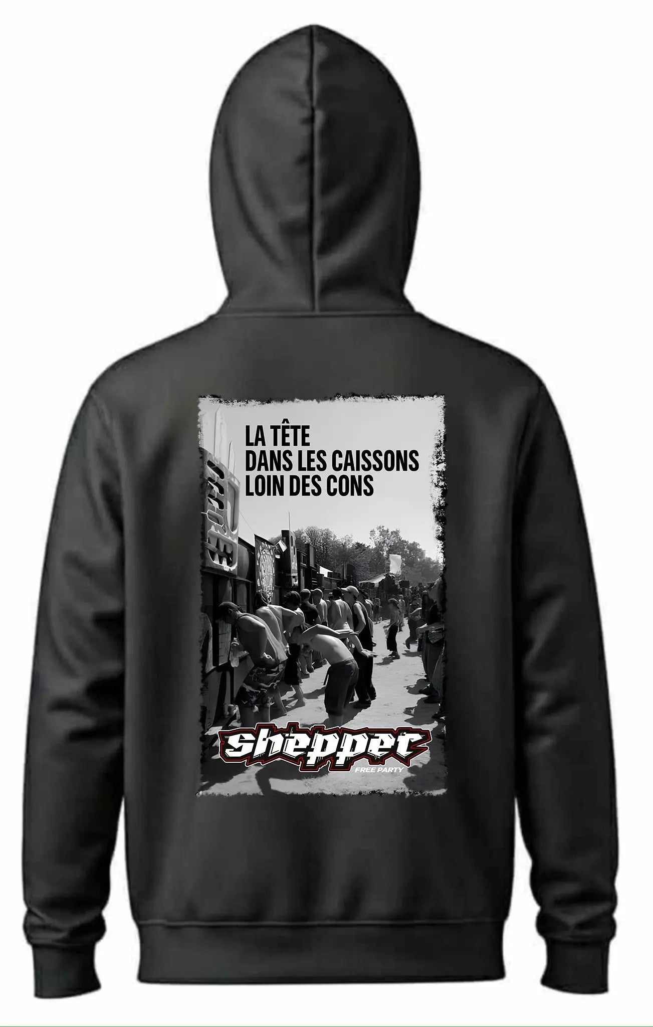 SWEAT RAVE MODELE LA TETE DANS LES CAISSONS SHEPPERWEAR