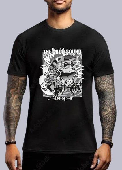 TEE SHIRT RAVE MODELE GOOD SOUND IMPRESSION DEVANT