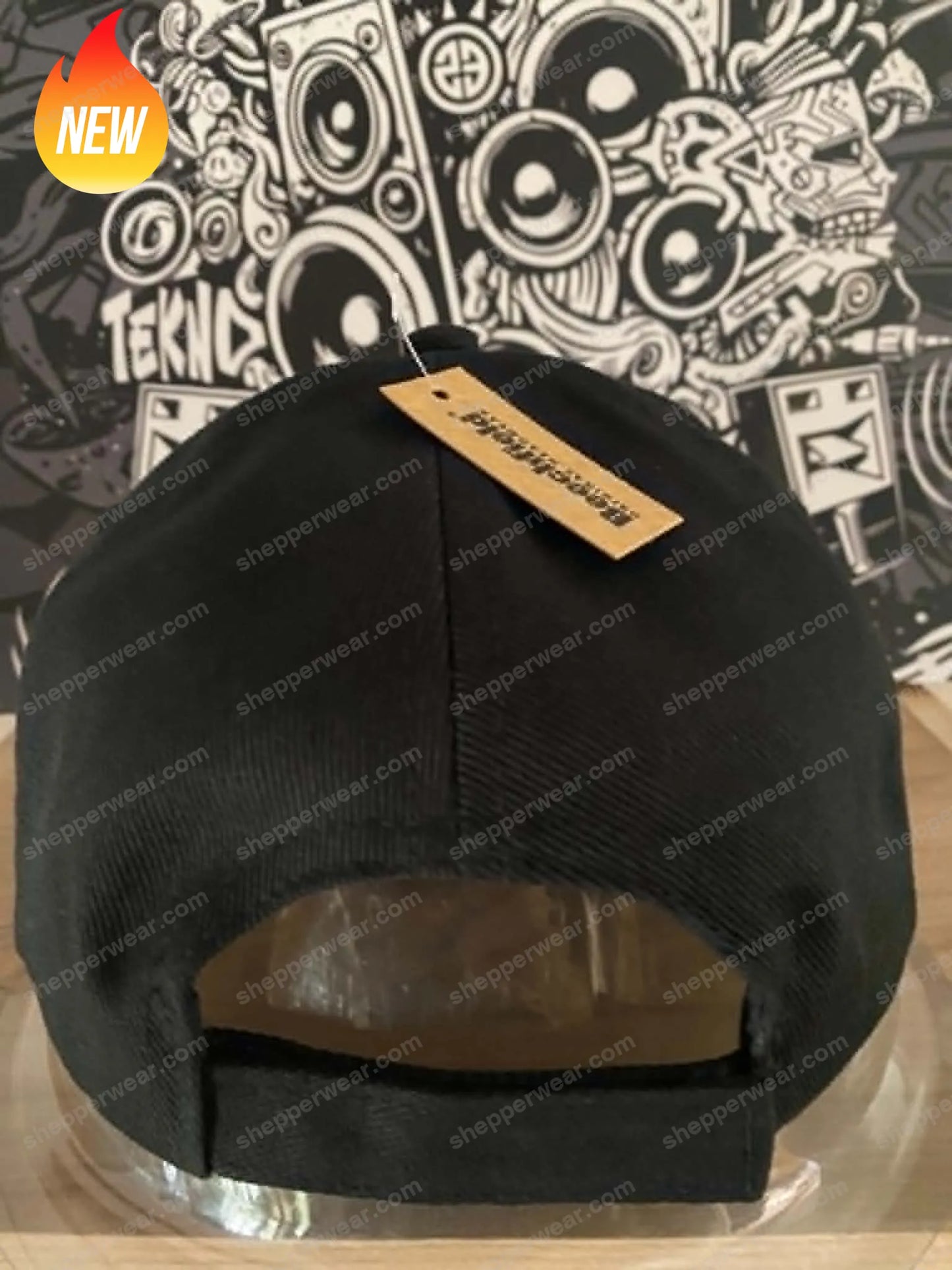 Casquette Shepper Skull Tech Black - CASQUETTES