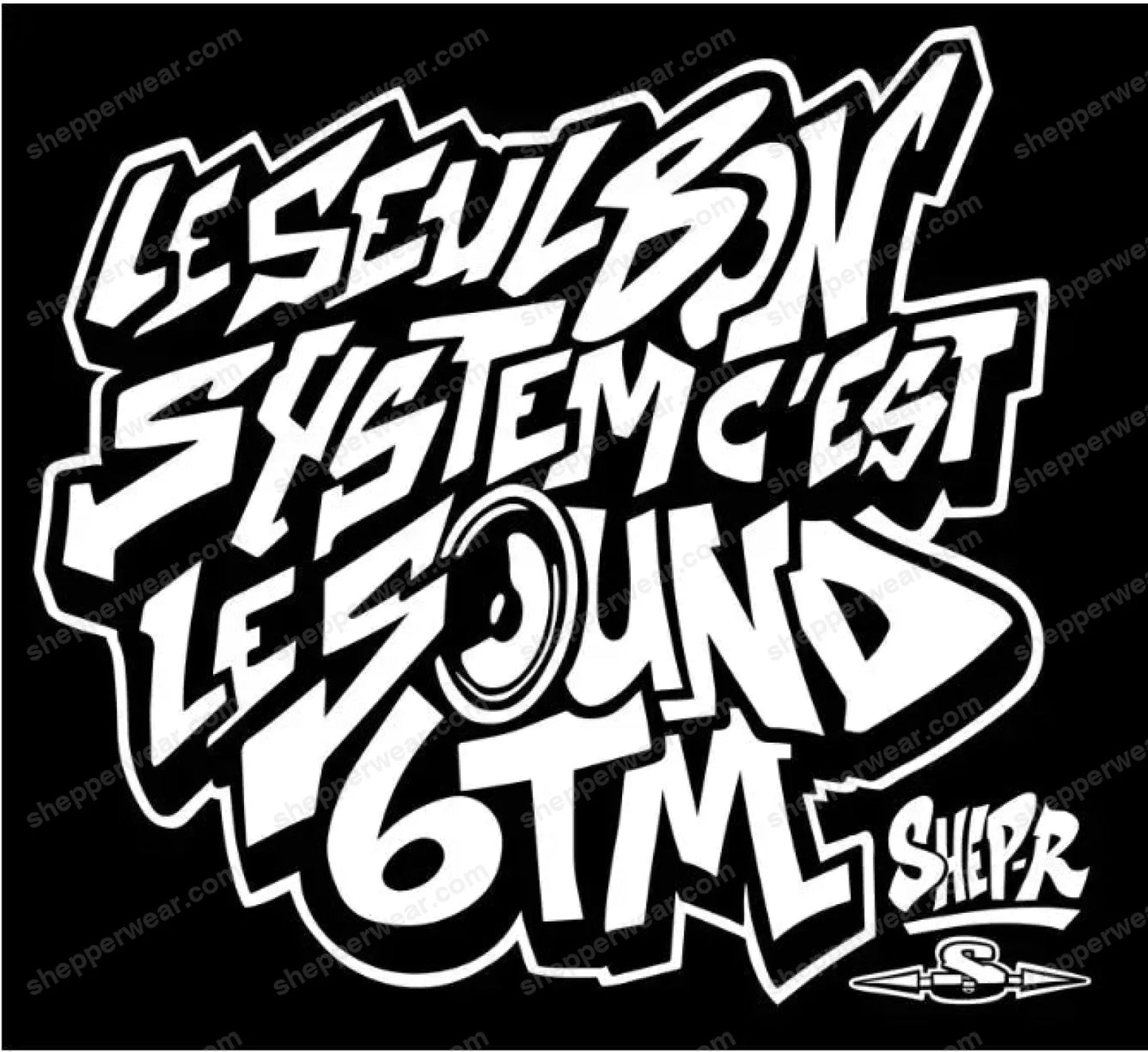 TEE-SHIRT RAVE modèle 6TEM SHEPPERWEAR
