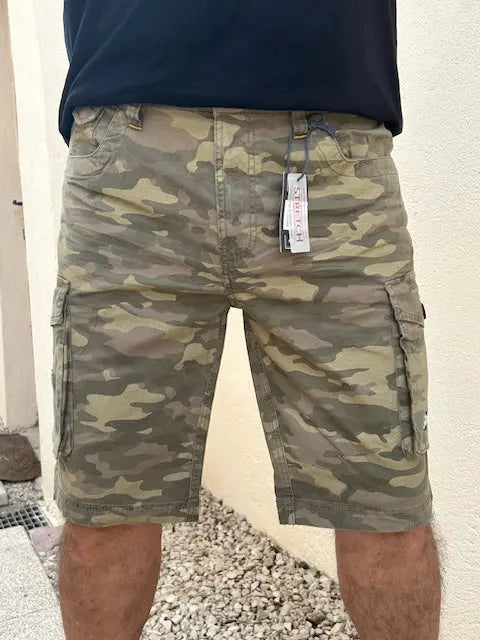 BERMUDA CARGO CAMOUFLAGE SHEPPERWEAR