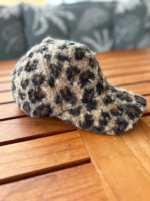 CASQUETTE BASE BALL PELUCHE LEOPARD SHEPPERWEAR