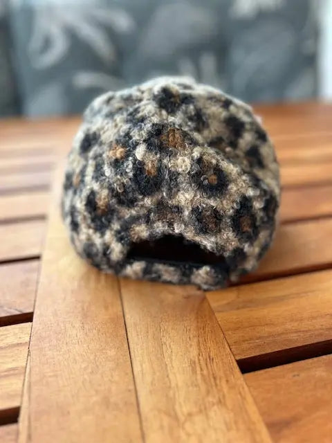 CASQUETTE BASE BALL PELUCHE LEOPARD SHEPPERWEAR