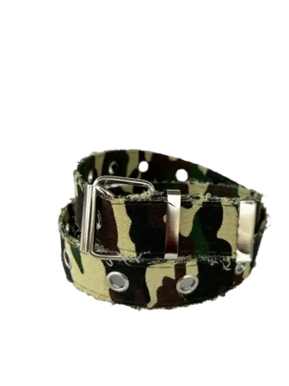 CEINTURE TISSU CAMOUFLAGE KAKI CLAIR SHEPPERWEAR