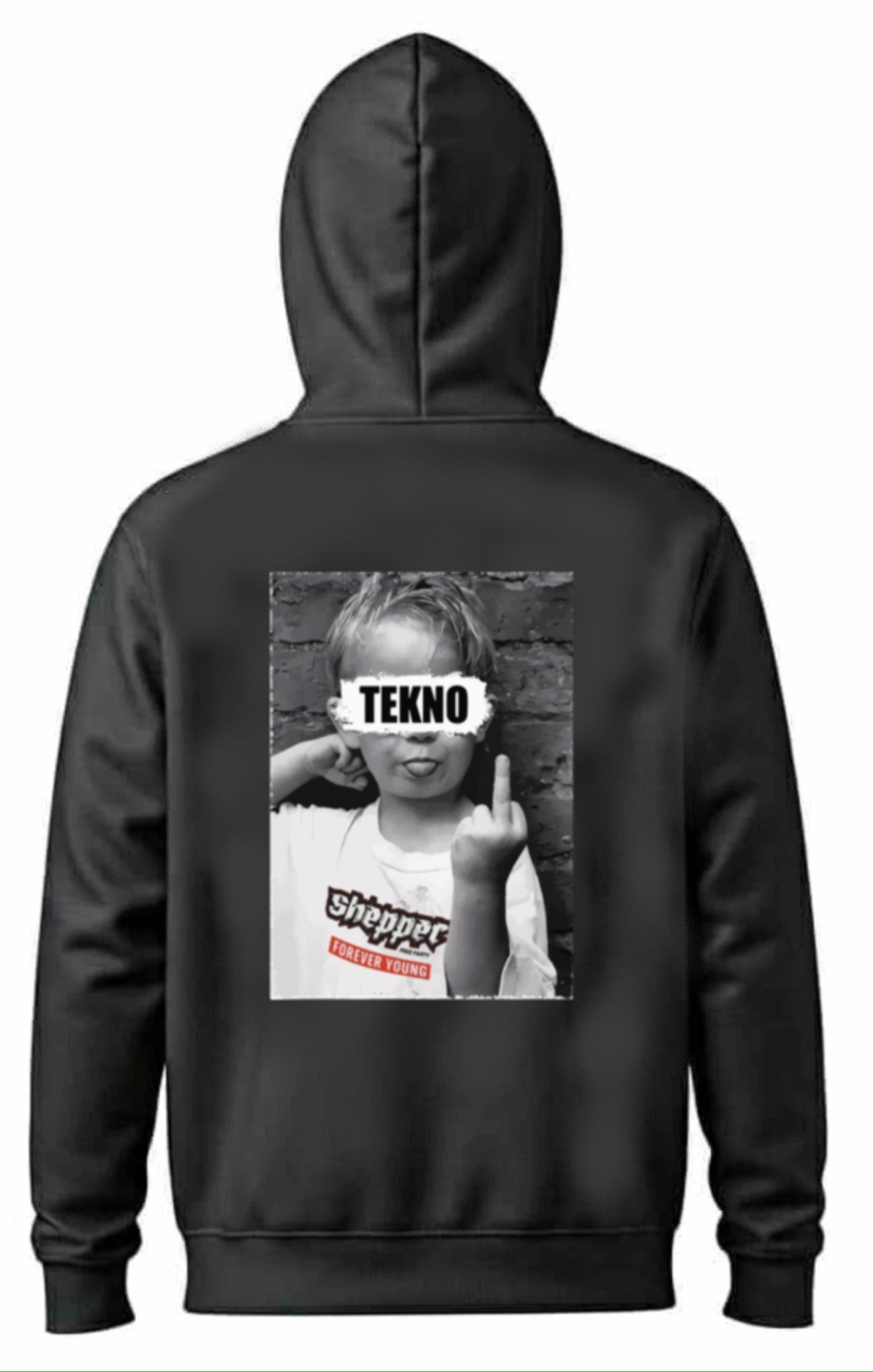 RAVE SWEATSHIRT FOREVER YOUNG MODEL