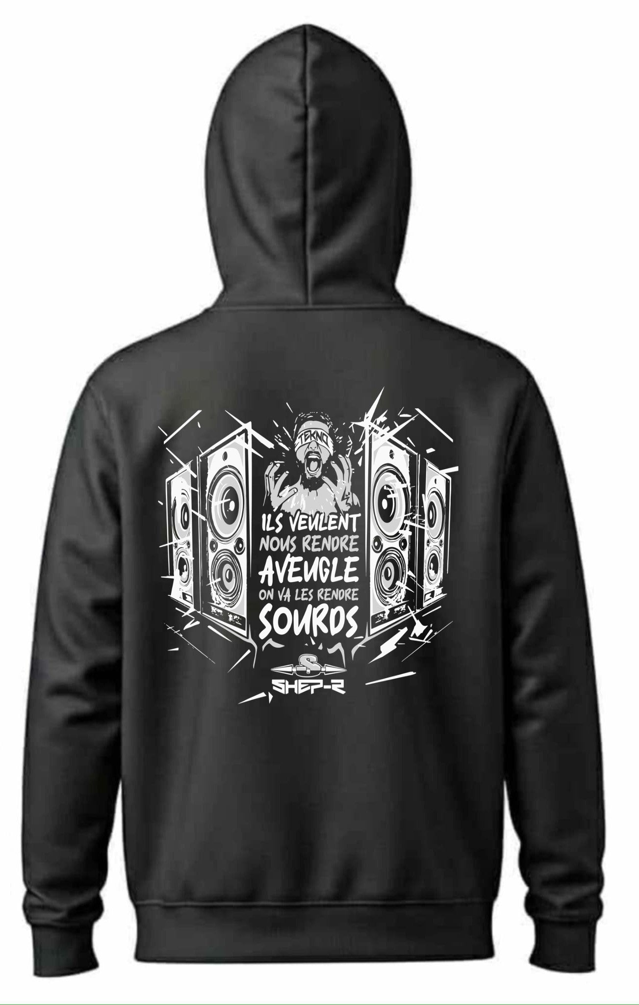 MAKE DEAF ZIP-UP SWEATSHIRT