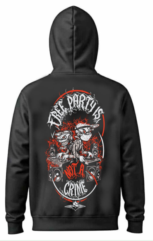 MODELLO SWEAT RAVE TESTA NELLE CASSE