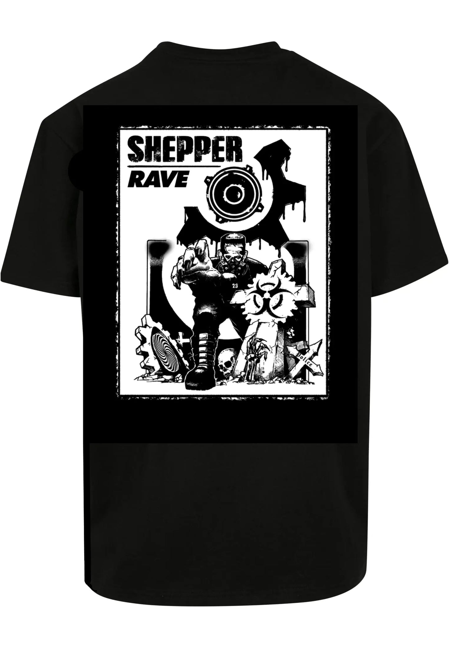 TEE-SHIRT RAVE MODELE FRANKY SHEPPERWEAR