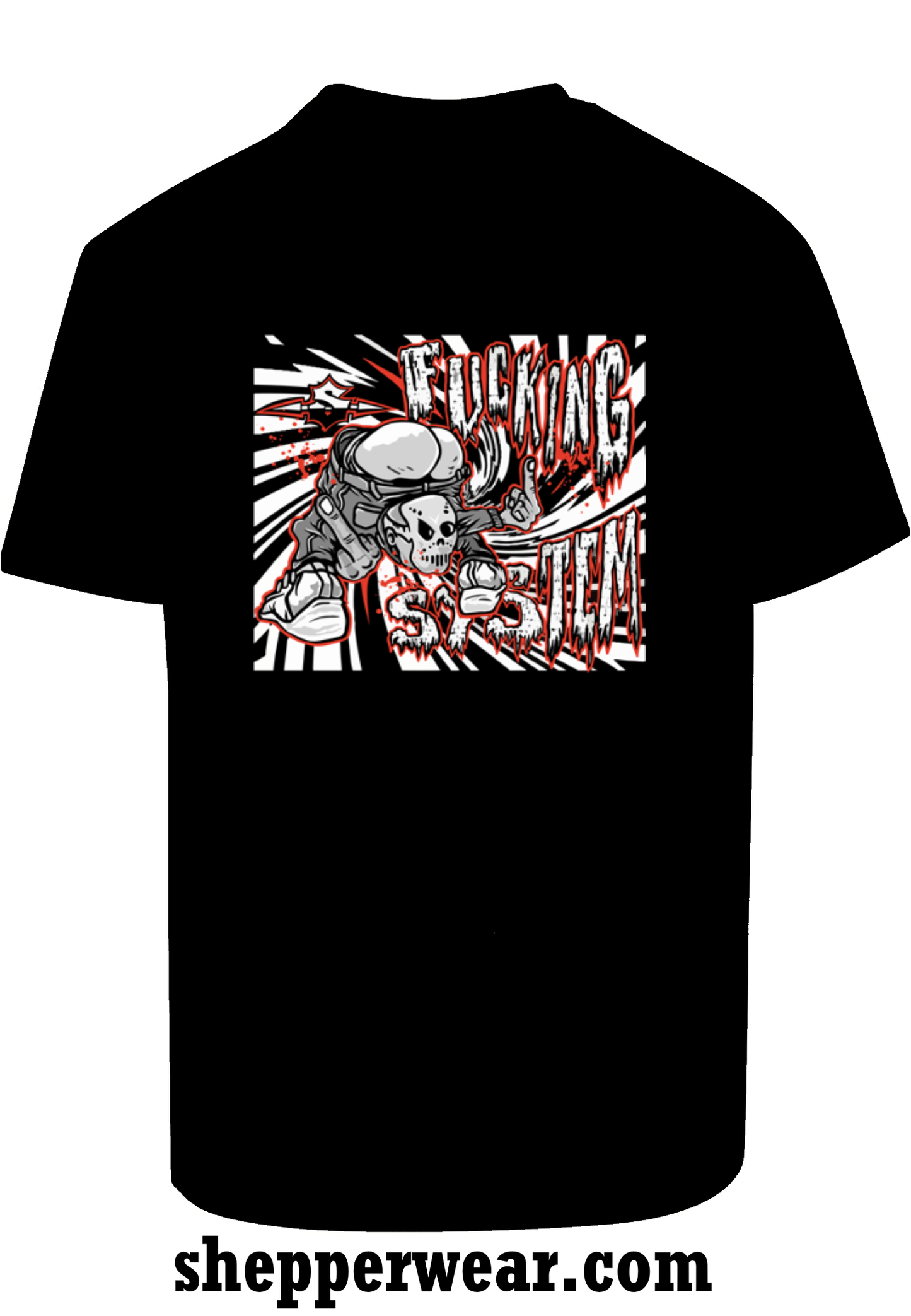 TEE-SHIRT RAVE MODELE TOXI F*CK