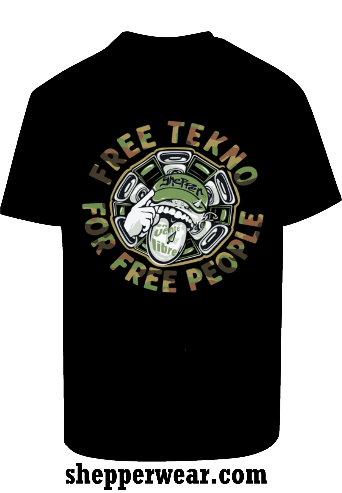 T-SHIRT FREE TEKNO FOR FREE PEOPLE