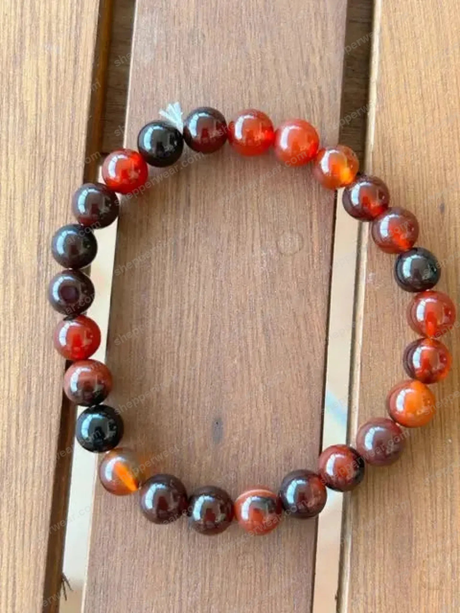BRACELET EN PIERRE CORNALINE SHEPPERWEAR