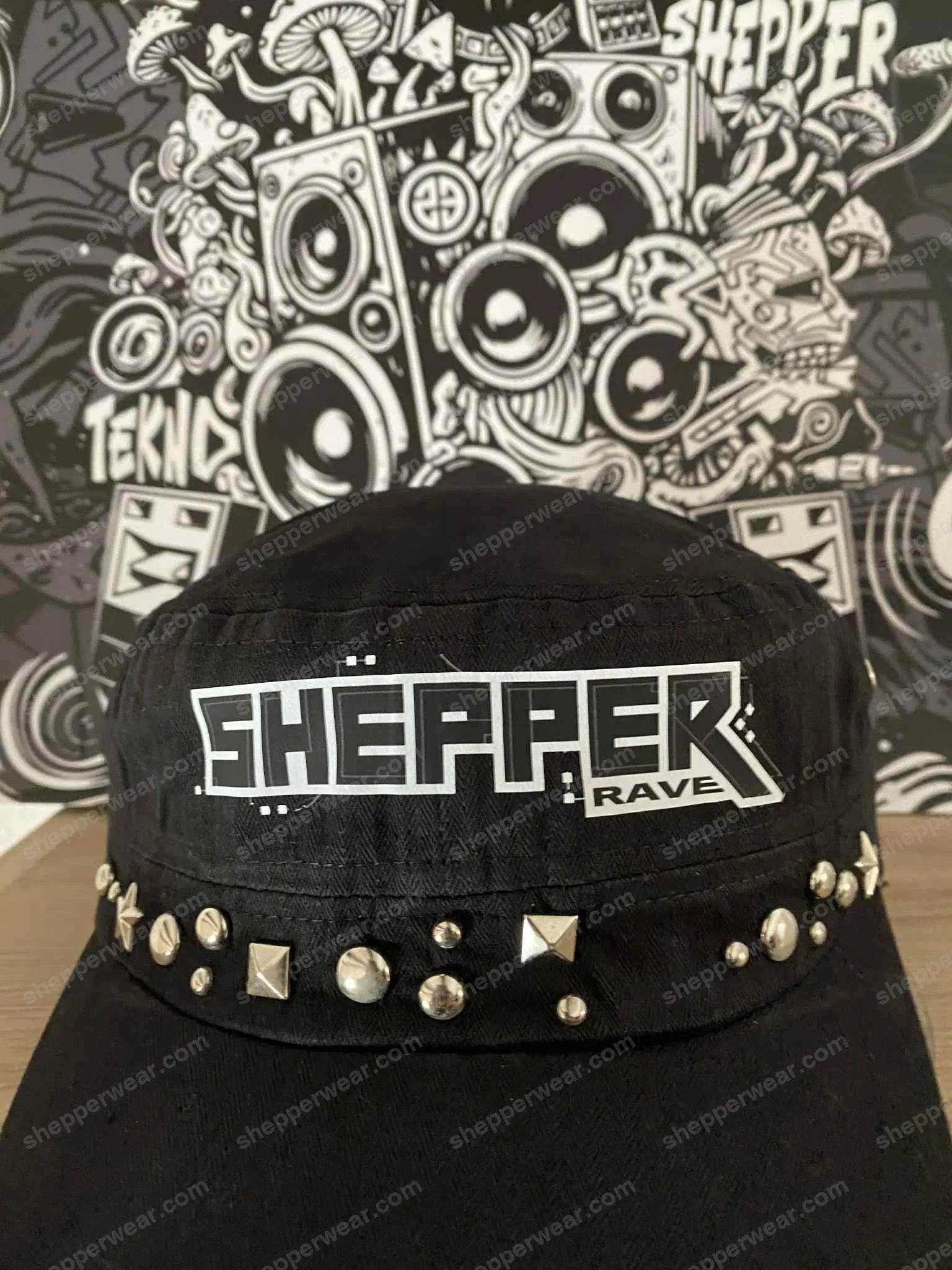 CASQUETTE CUBAINE GOTHIQUE SHEPPER RAVE - Chapeaux