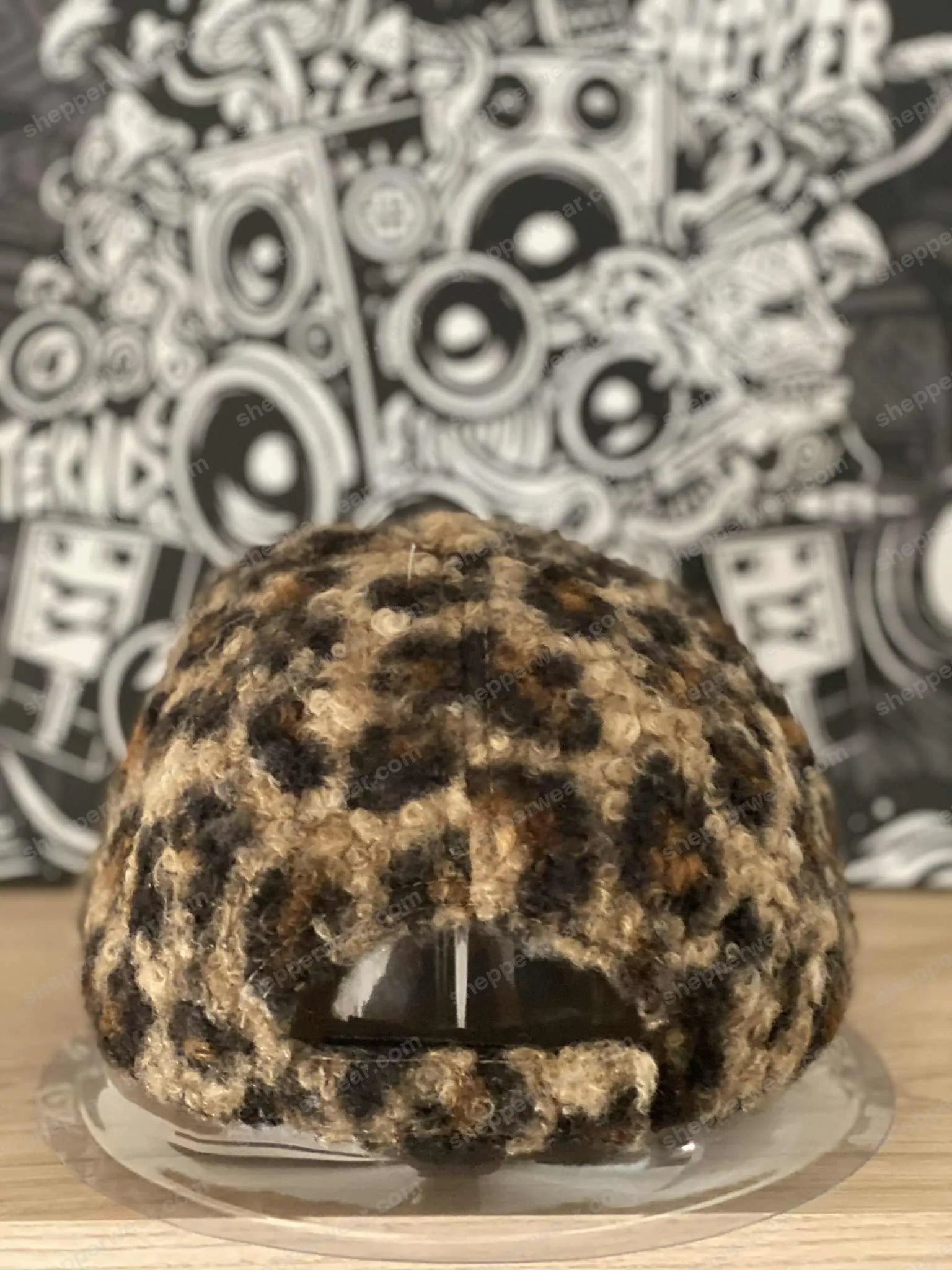 CASQUETTE SHEPPER PELUCHE LEOPARD - CASQUETTES