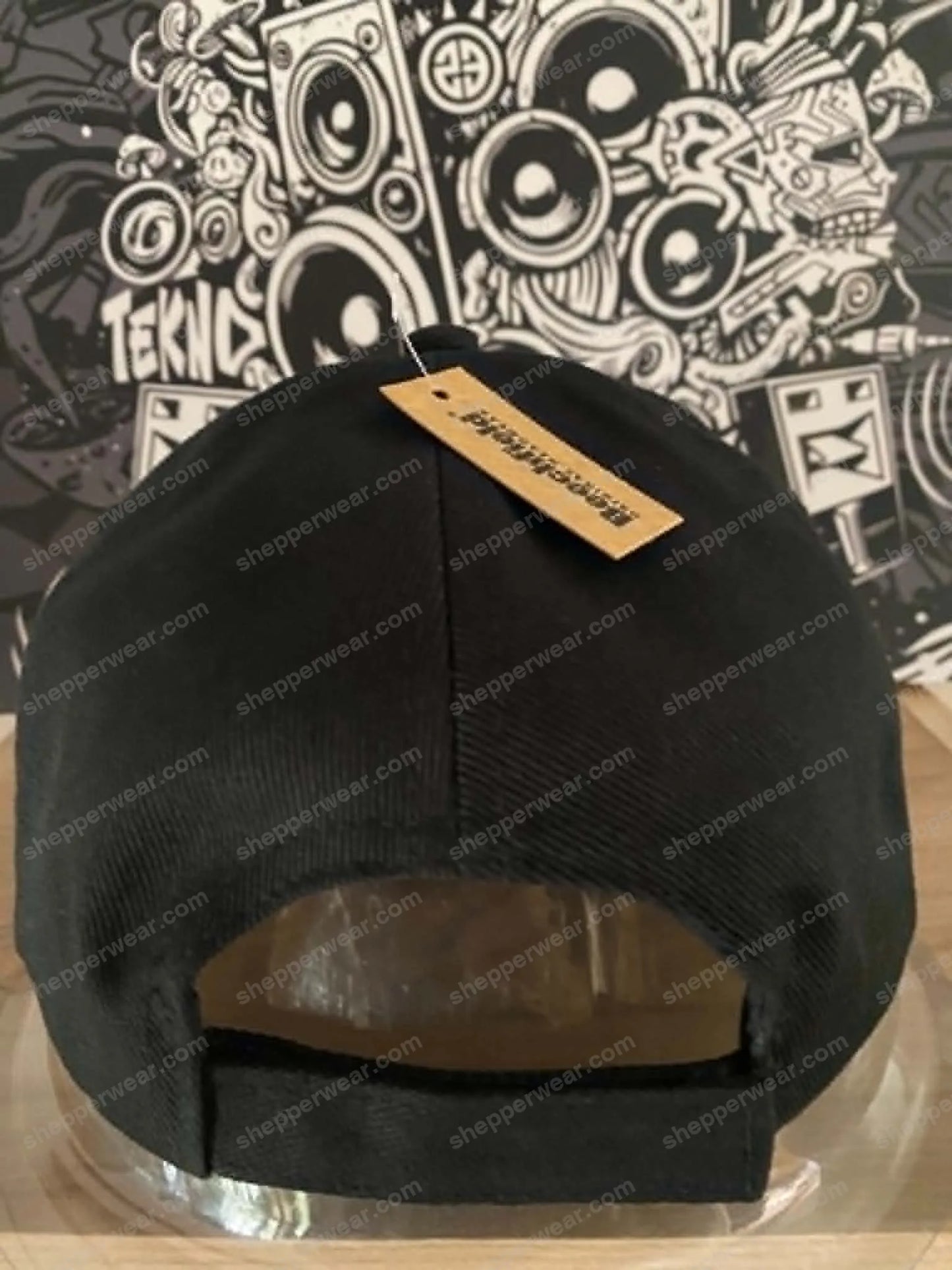 Casquette Shepper Skull Tech Black - CASQUETTES