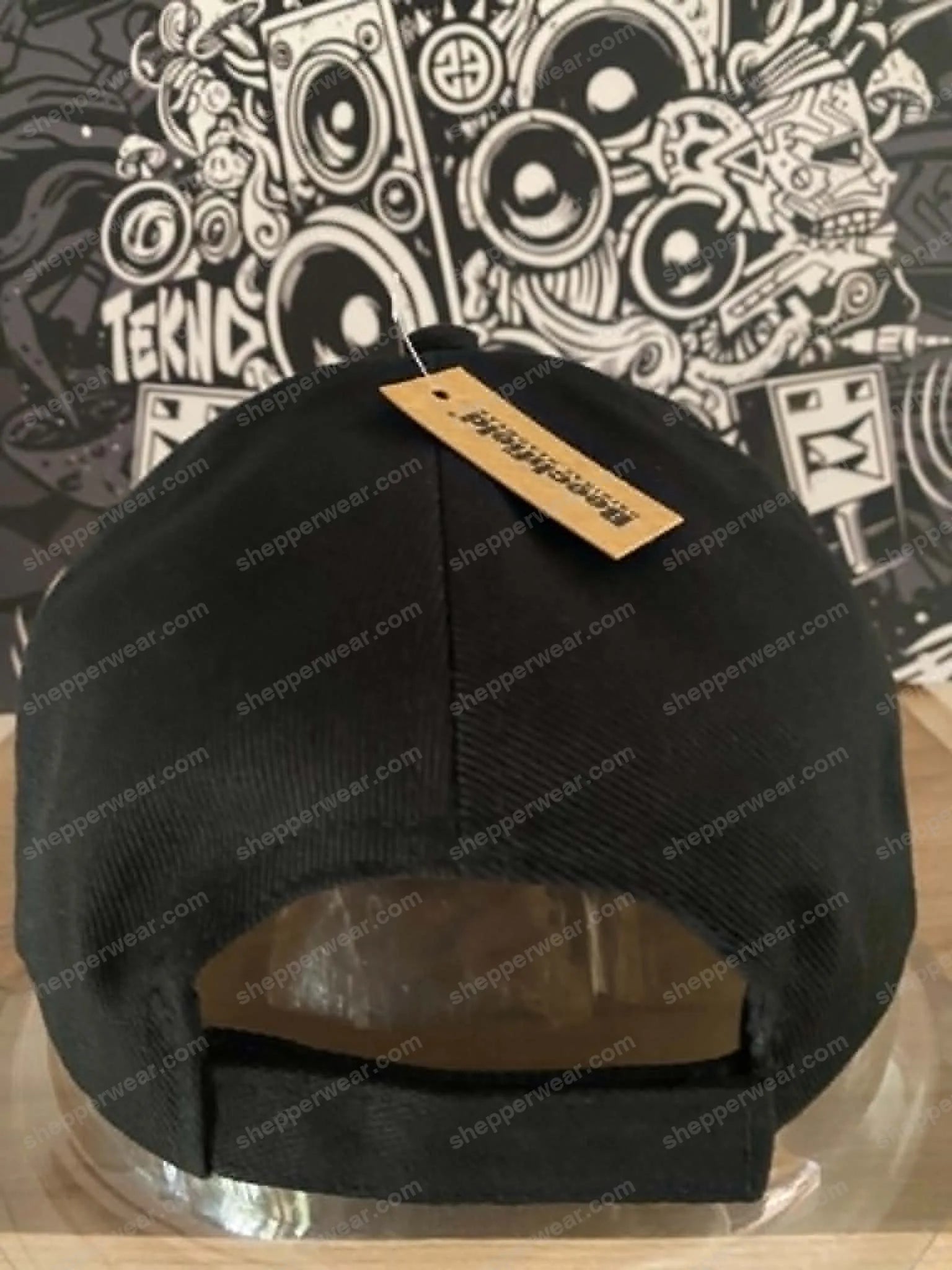 Casquette Shepper Skull Tech Black - CASQUETTES
