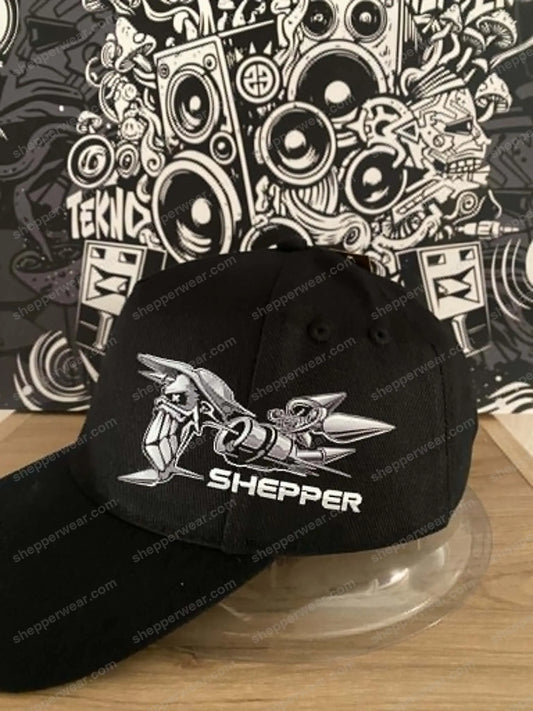 Casquette Shepper Skull Tech Black - CASQUETTES