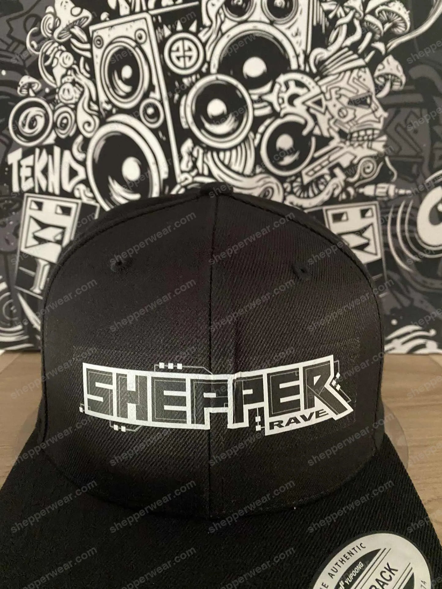 CASQUETTE SNAPBACK SHEPPER RAVE - Noir - CASQUETTES