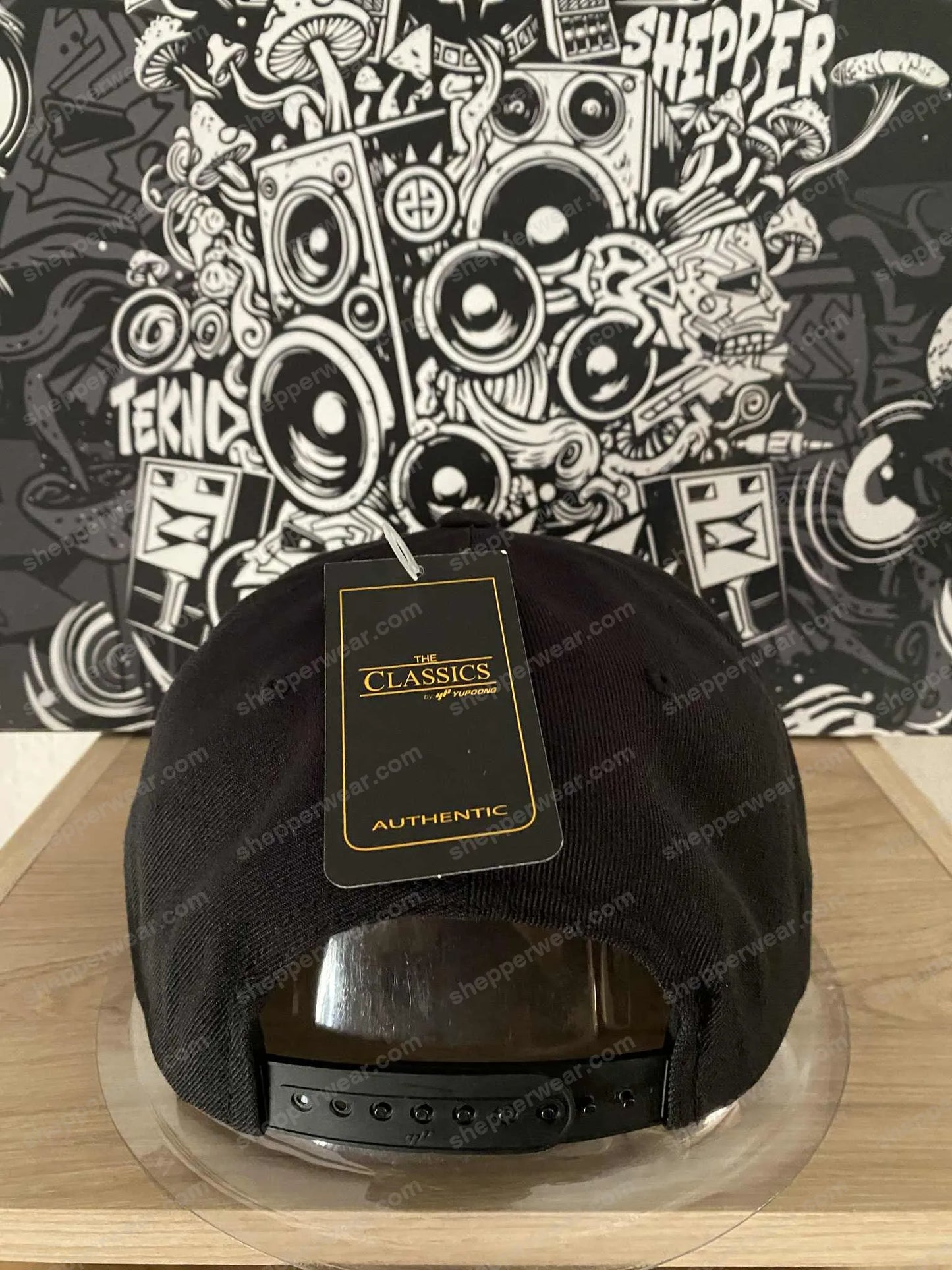 CASQUETTE SNAPBACK SHEPPER RAVE - Noir - CASQUETTES