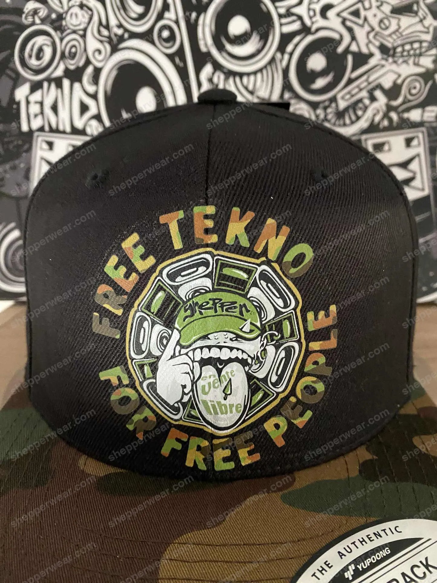 CASQUETTE SNAPBACK VISIERE CAMO - Camouflage - CASQUETTES