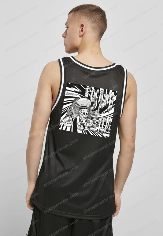 DEBARDEUR MESH TOXI F*CK - DEBARDEUR