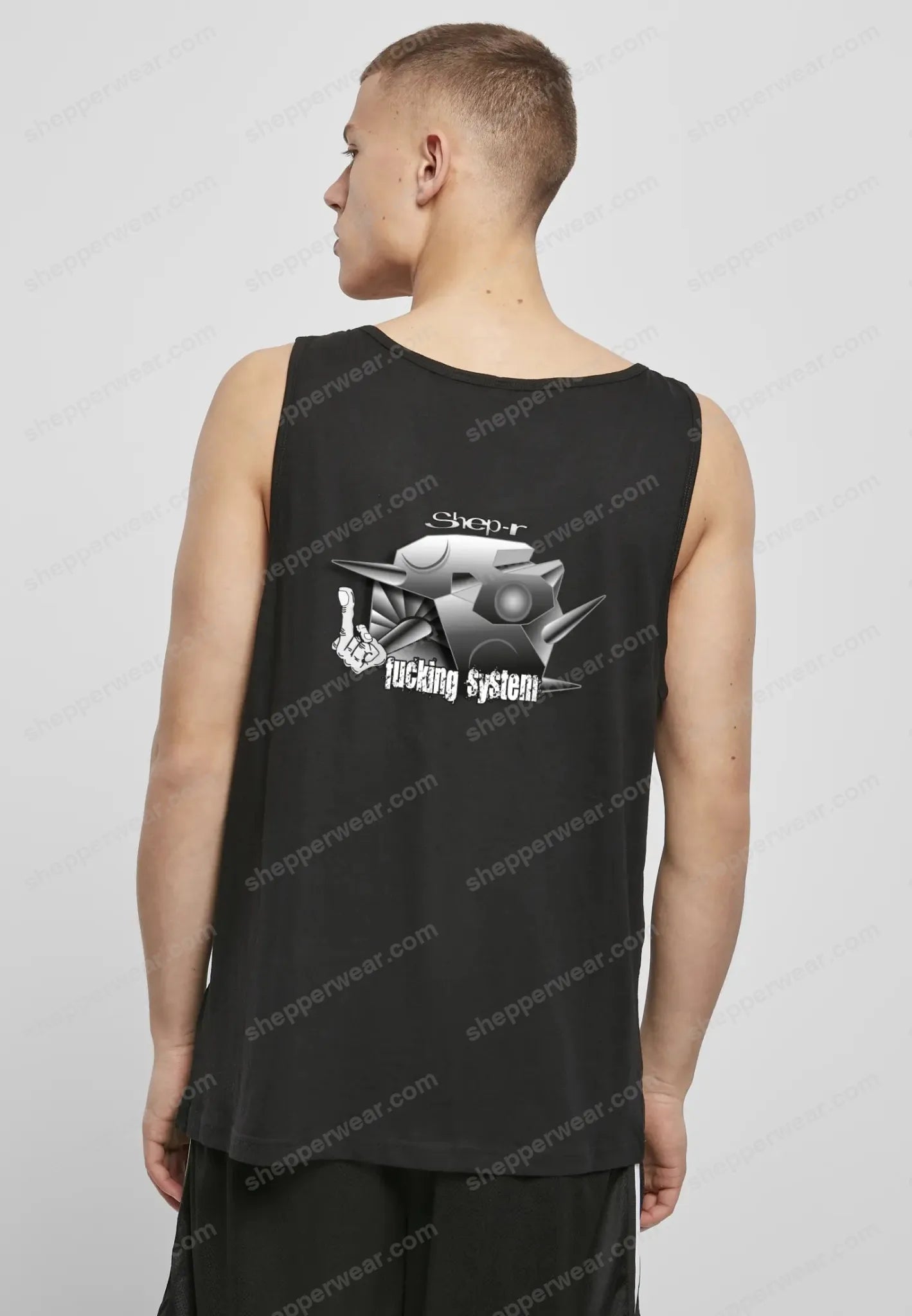 DEBARDEUR RAVE FUCKING SYSTEM SHEPPERWEAR