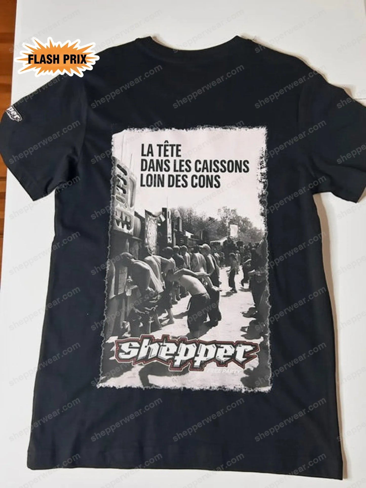FLASH PRIX LA TETE DANS LES CAISSONS - S - TEE-SHIRT