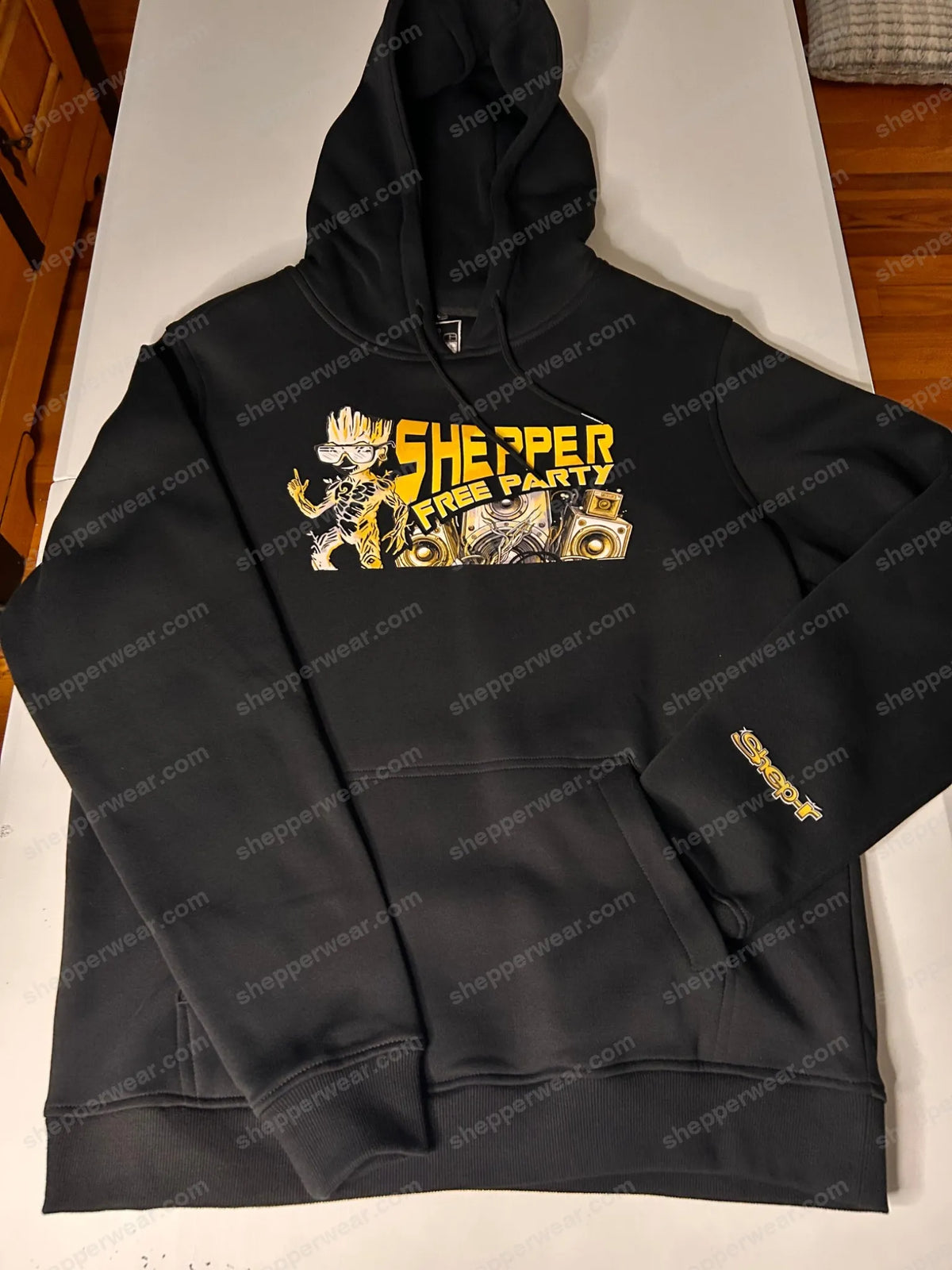 FLASH PRIX LE SWEAT LES GARDIENS DE LA FREE PARTY - L - SWEAT A CAPUCHE