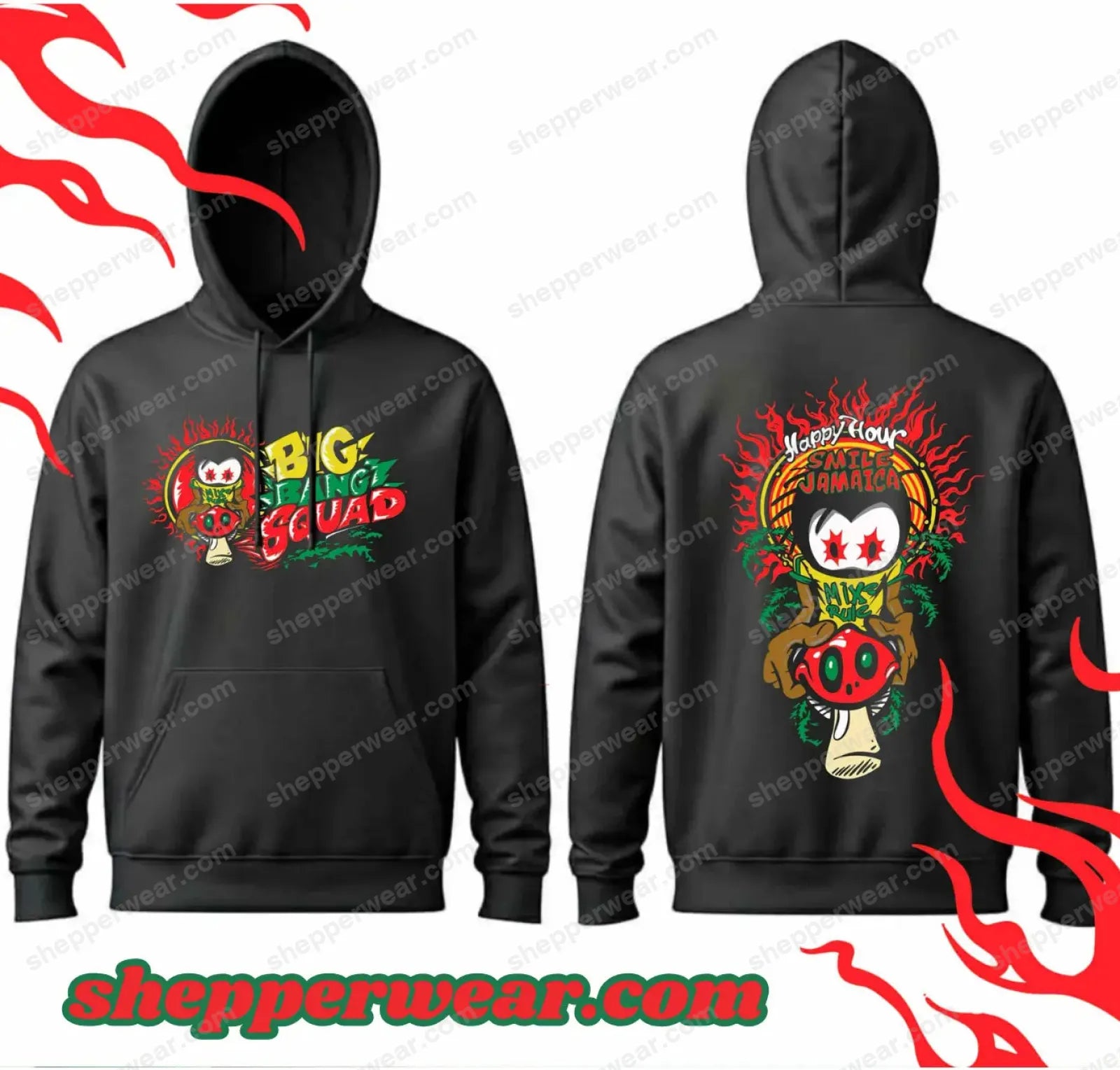 HOODIE BBS HAPPY HOUR SHEPPERWEAR