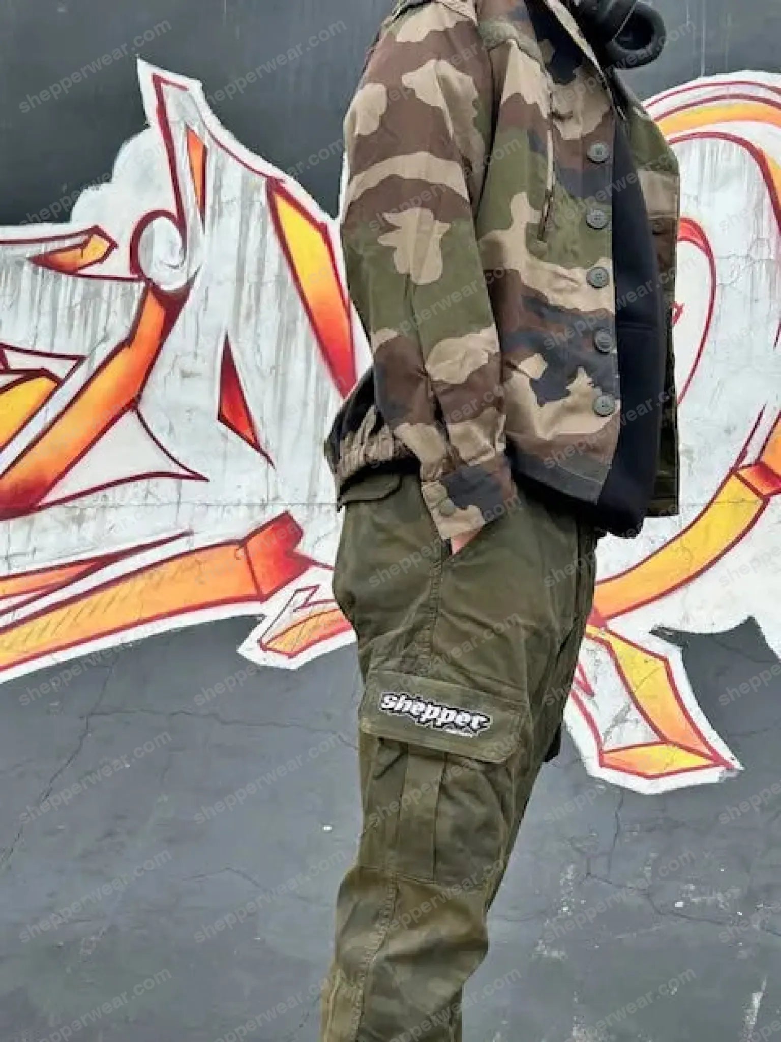 PANTALON CARGO CAMOUFLAGE SHEPPERWEAR
