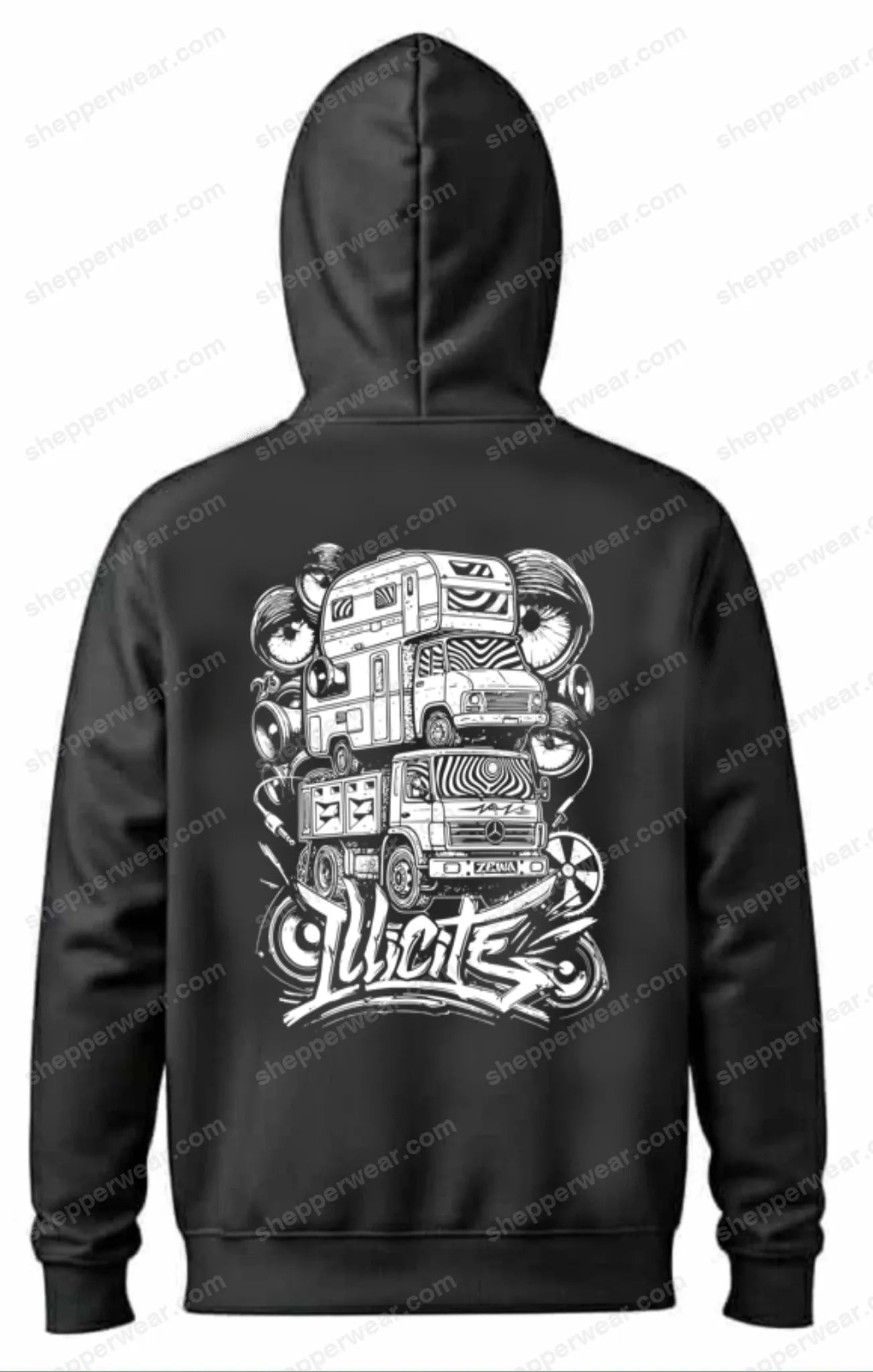 SWEAT ILLICITE CAMTAR by ZEWA - SWEAT A CAPUCHE