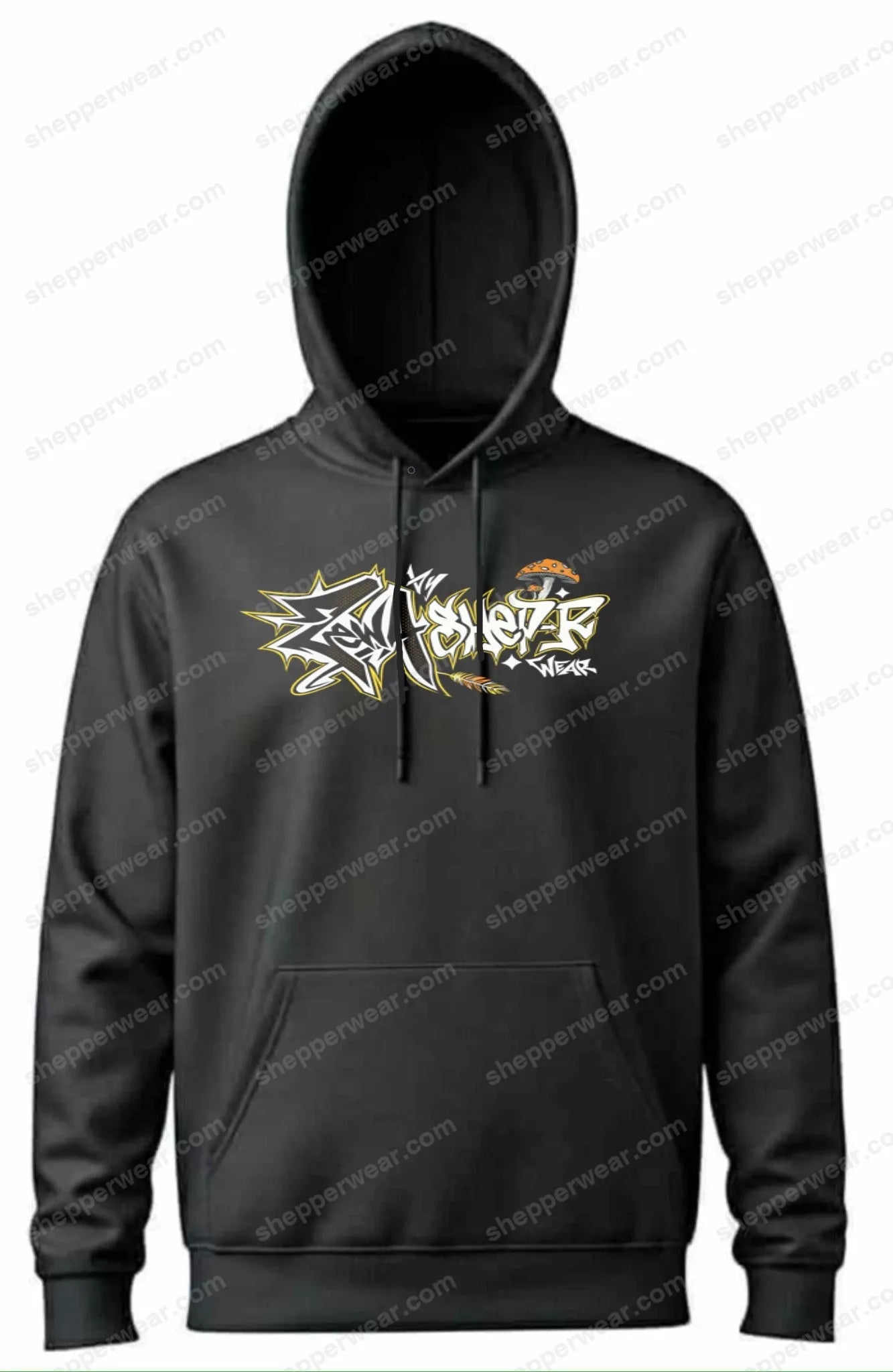 SWEAT INDIAN SKULL by ZEWA - SWEAT A CAPUCHE