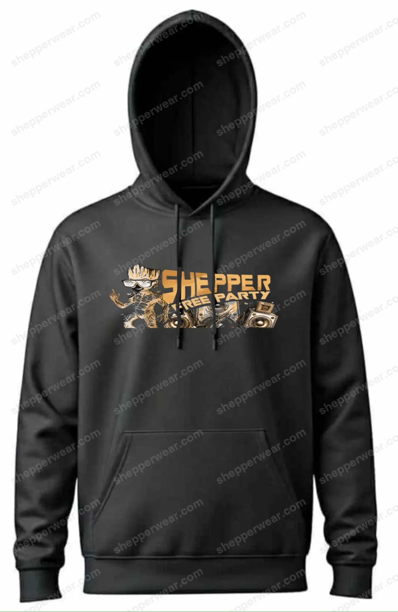 SWEAT MODELE LES GARDIENS DE LA FREE PARTY - SWEAT A CAPUCHE
