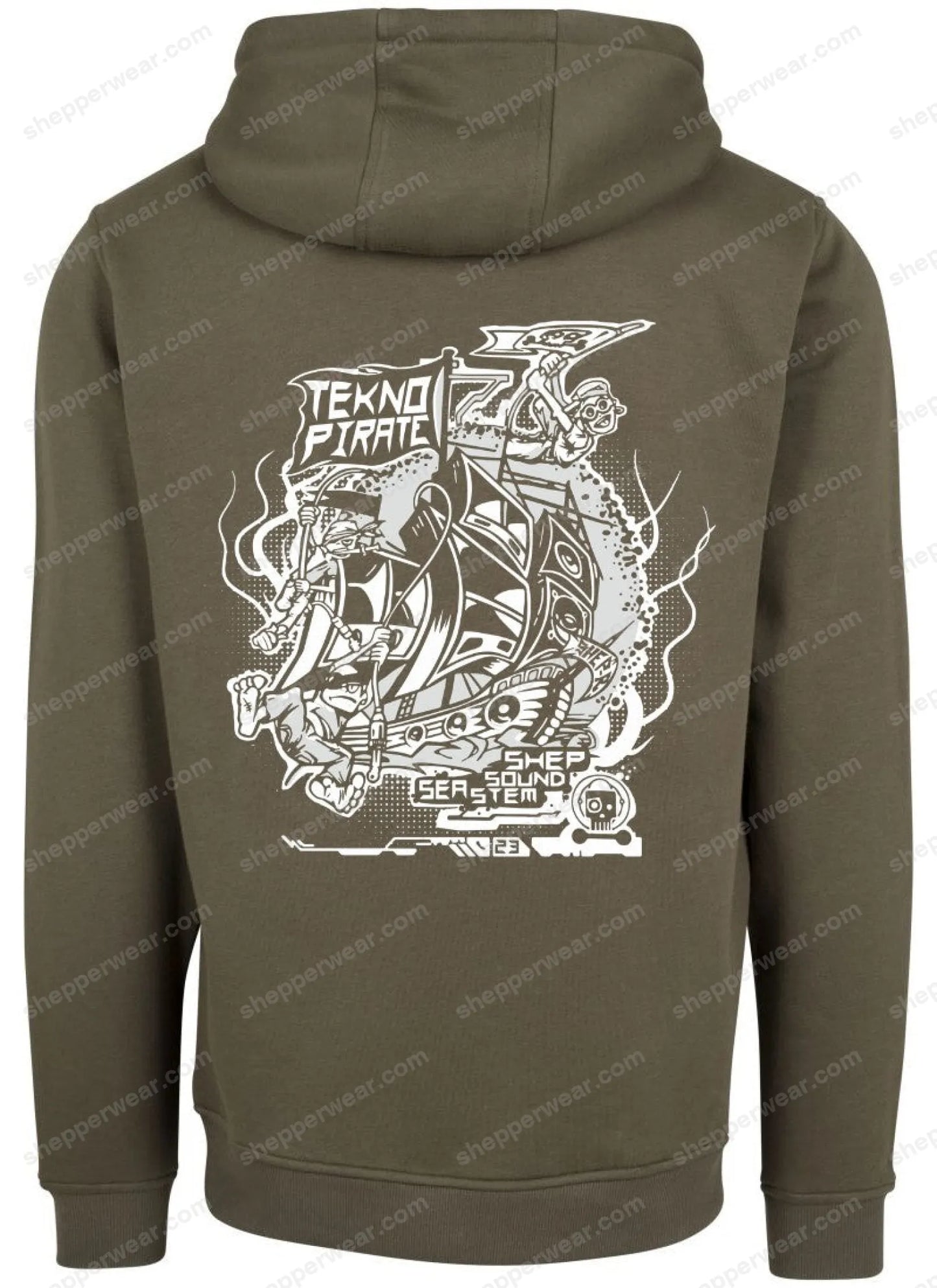 SWEAT MODELE TEKNO PIRATE - SWEAT A CAPUCHE
