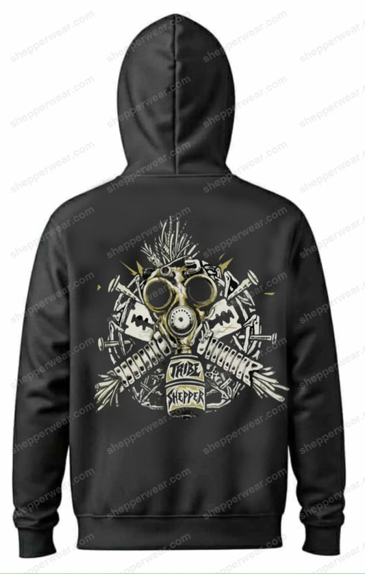 SWEAT RAVE BIOHAZARD - SWEAT A CAPUCHE