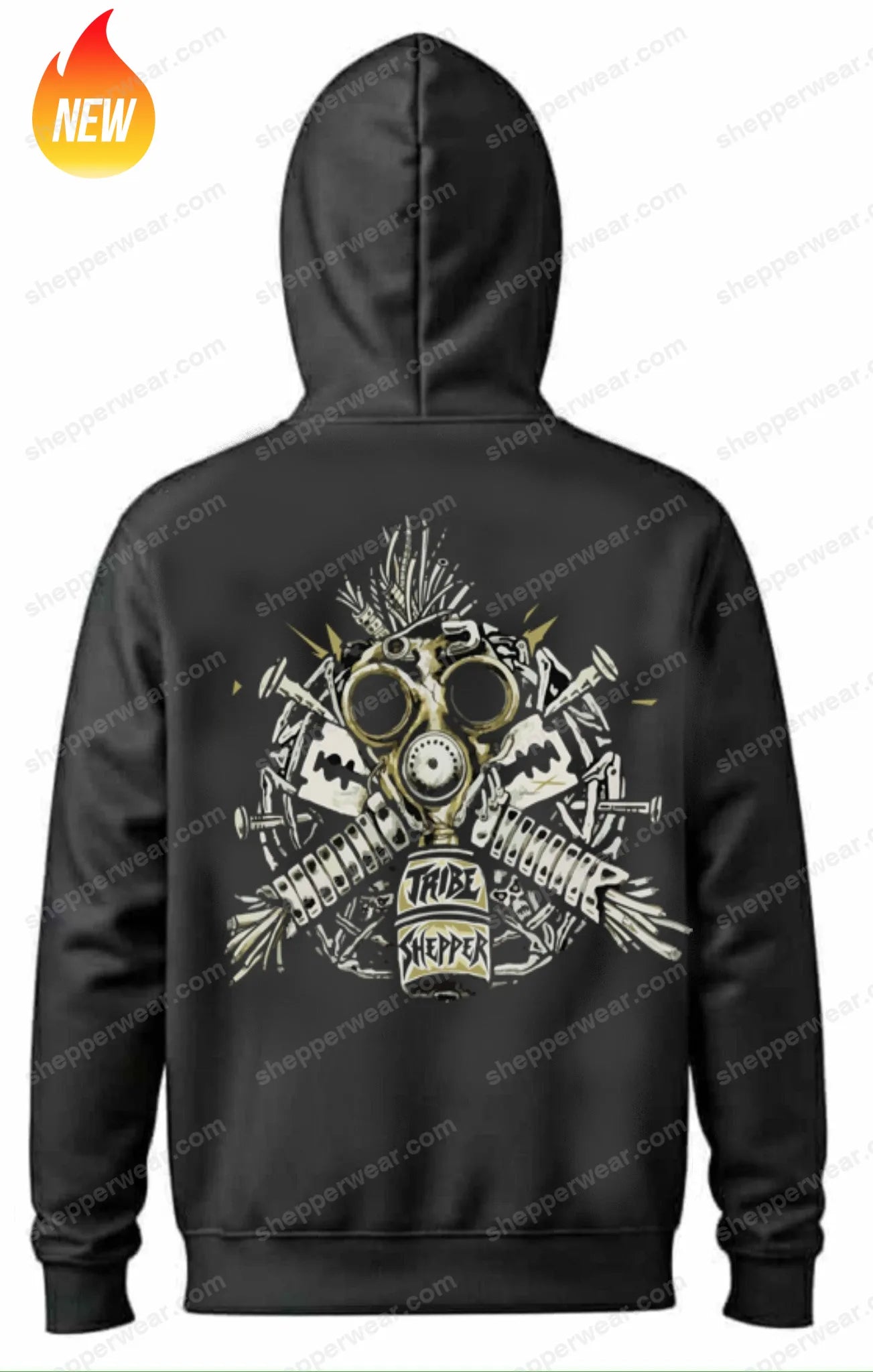 SWEAT RAVE BIOHAZARD - SWEAT A CAPUCHE