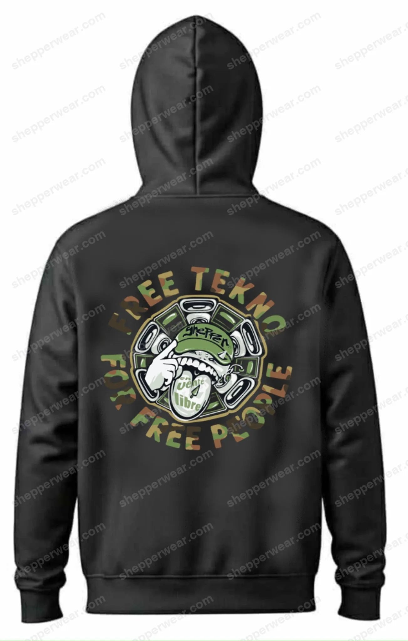 SWEAT RAVE FREE TEKNO FOR FREE PEOPLE - SWEAT A CAPUCHE