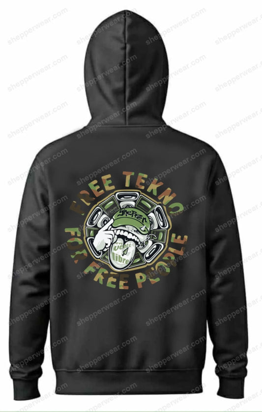 SWEAT RAVE FREE TEKNO FOR FREE PEOPLE - SWEAT A CAPUCHE