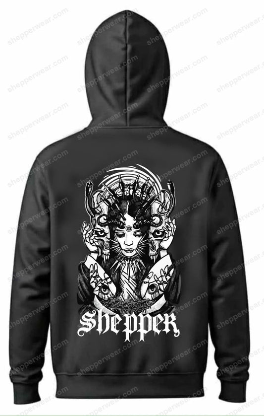 SWEAT RAVE GOTHIC WITCH - SWEAT A CAPUCHE