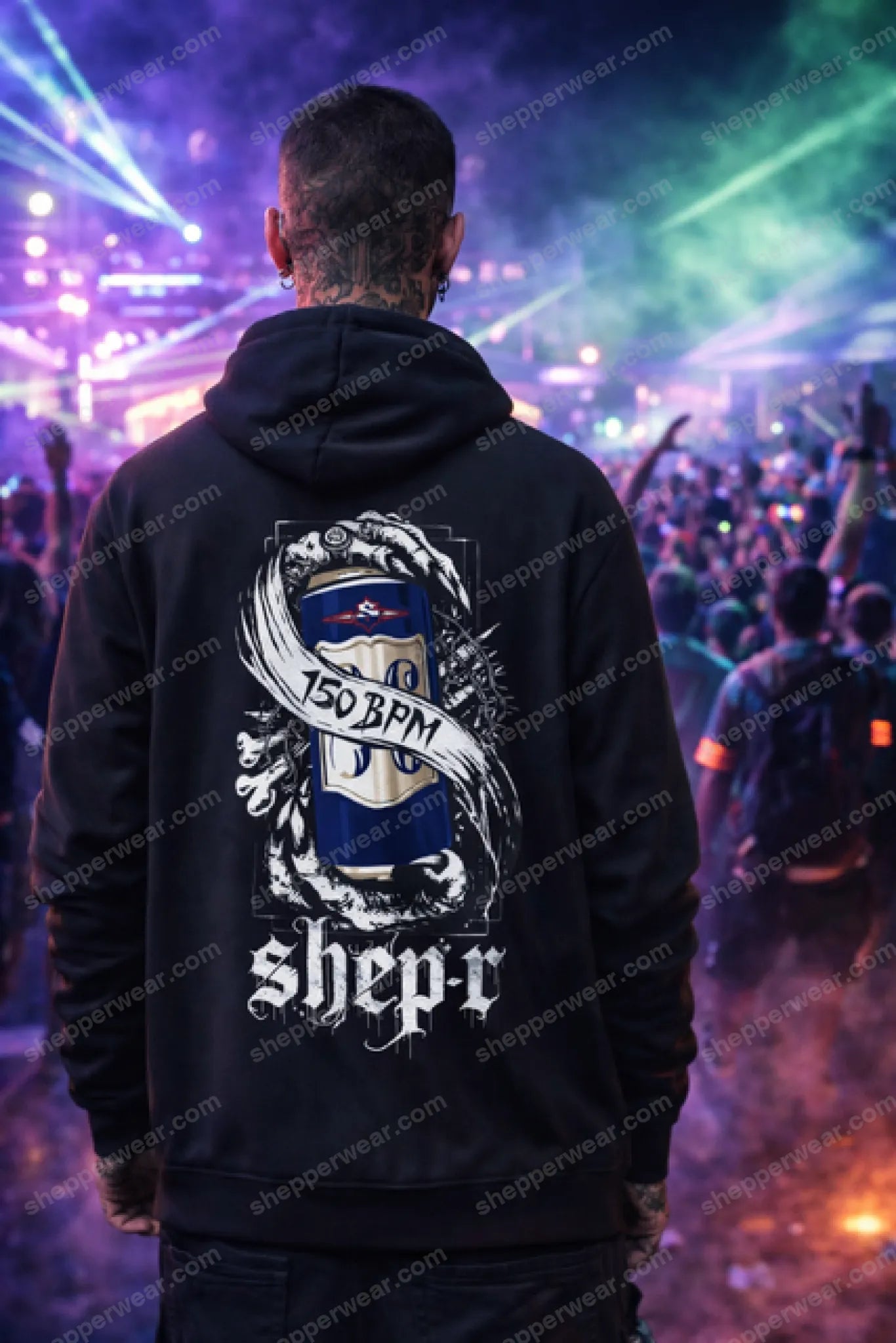 SWEAT RAVE MODELE BEER - SWEAT A CAPUCHE