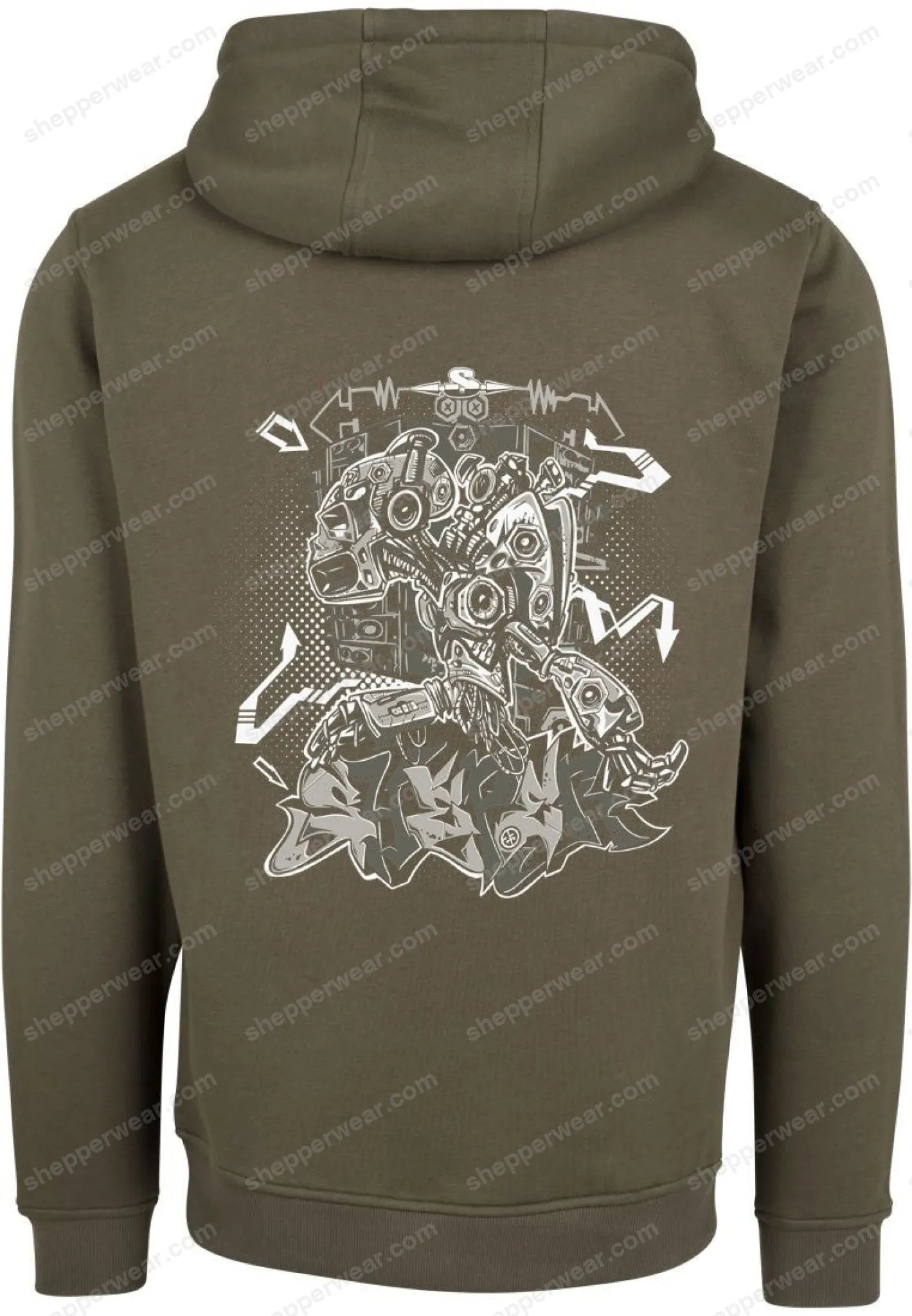 SWEAT RAVE MODELE SHEPPER ROBOT - SWEAT A CAPUCHE