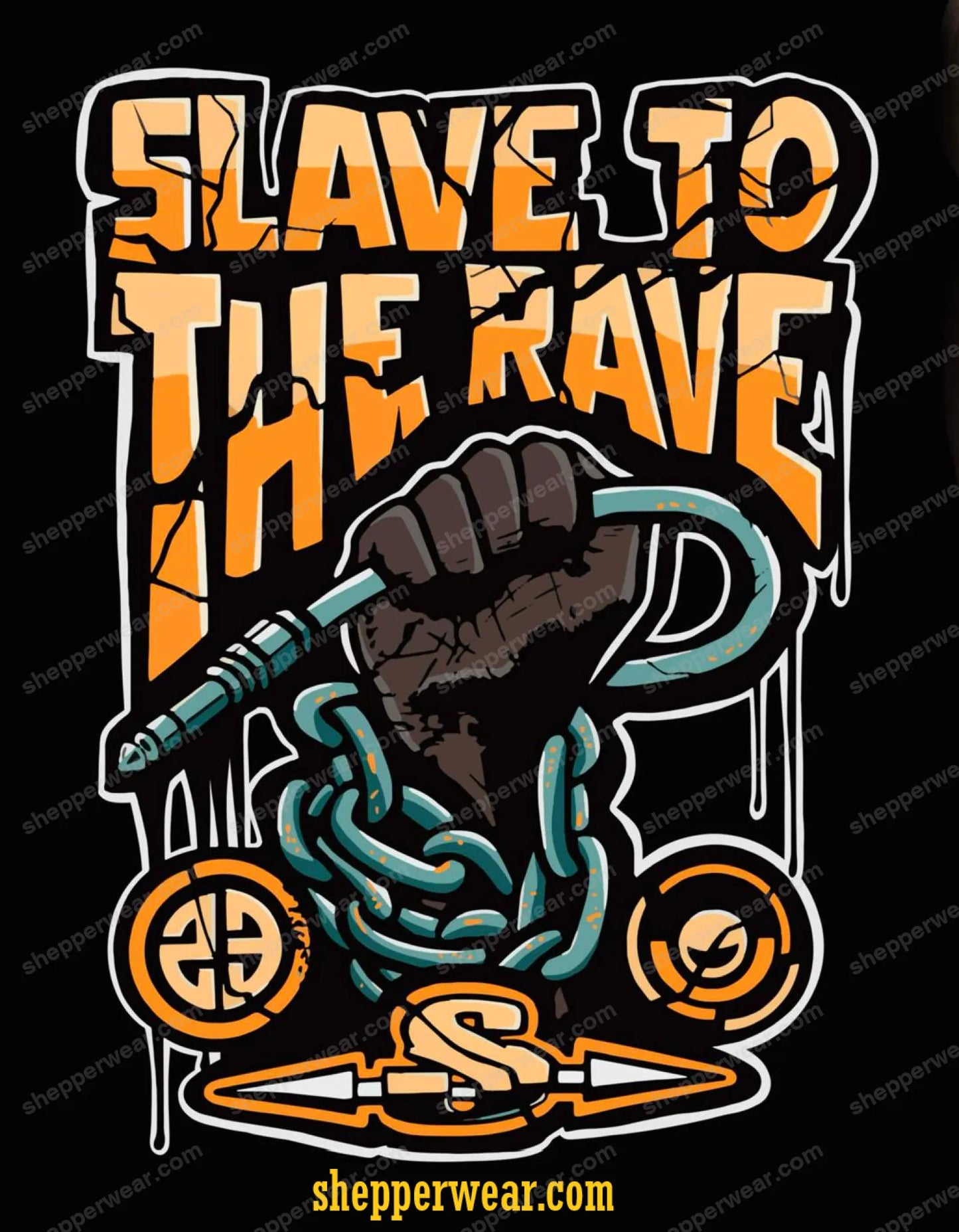 SWEAT RAVE MODELE SLAVE TO THE RAVE - SWEAT A CAPUCHE