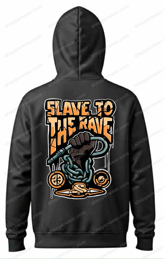 SWEAT RAVE MODELE SLAVE TO THE RAVE - SWEAT A CAPUCHE