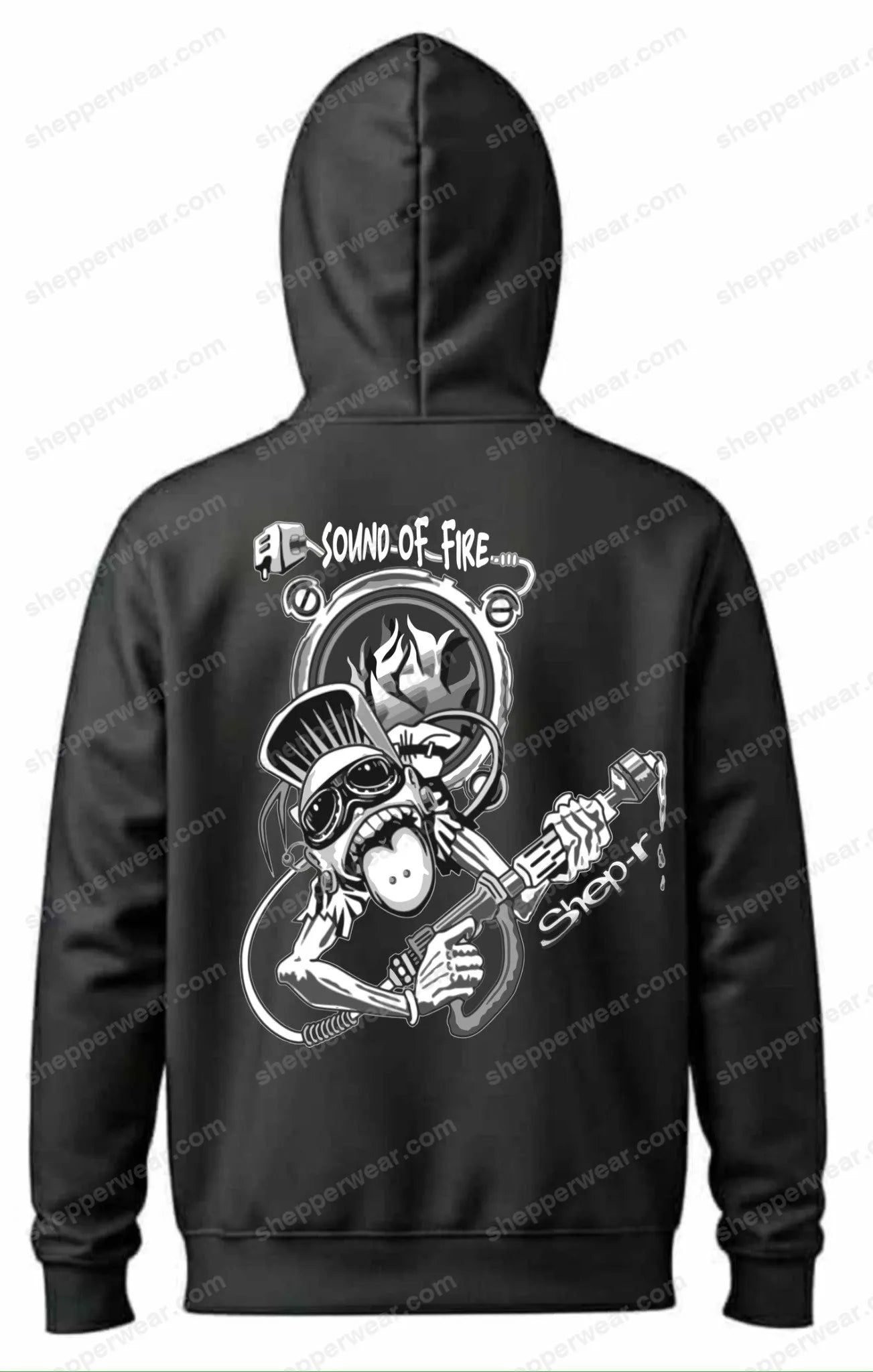 SWEAT RAVE MODELE SOUND OF FIRE - SWEAT A CAPUCHE
