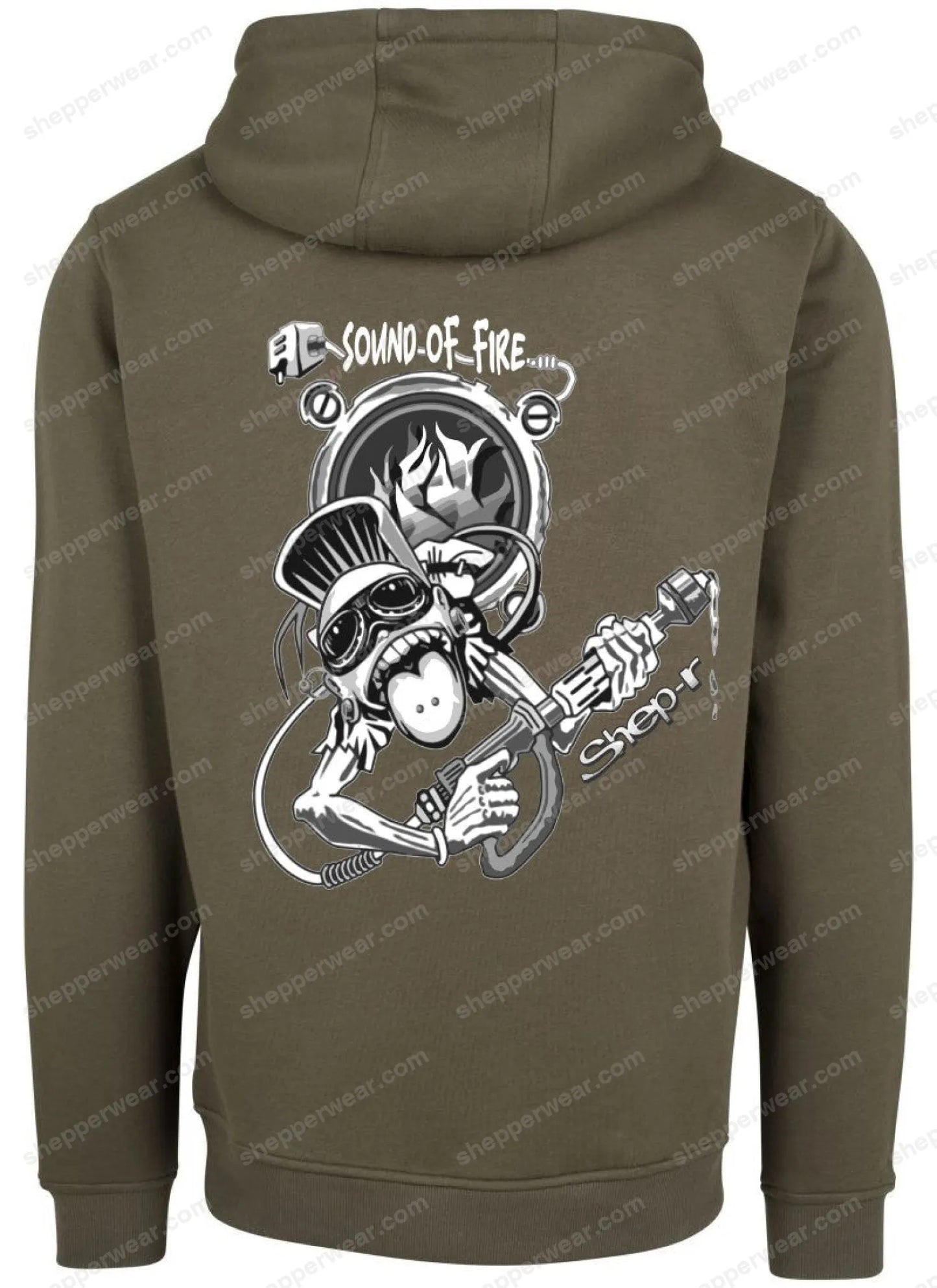 SWEAT RAVE MODELE SOUND OF FIRE - SWEAT A CAPUCHE