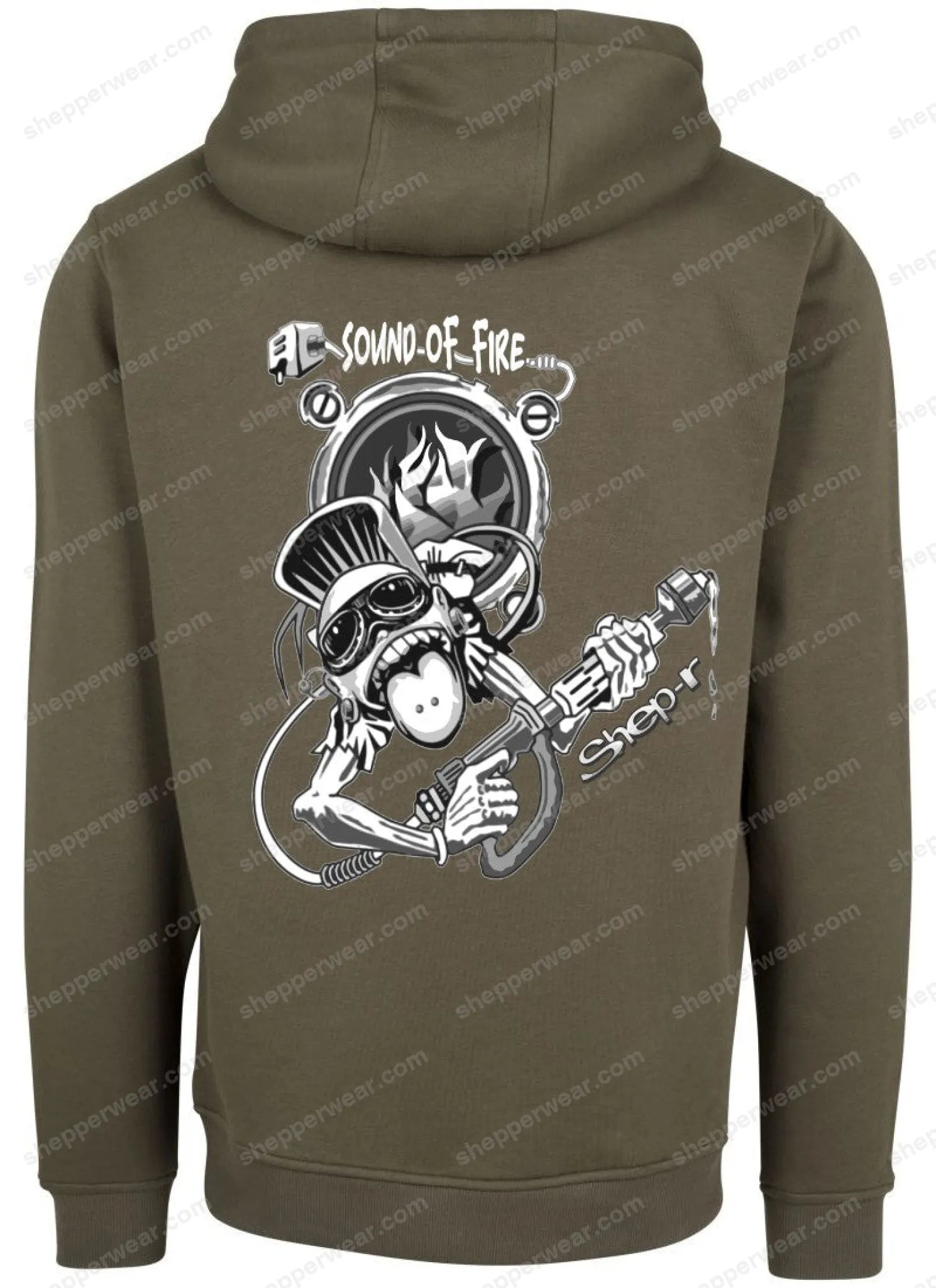 SWEAT RAVE MODELE SOUND OF FIRE - SWEAT A CAPUCHE