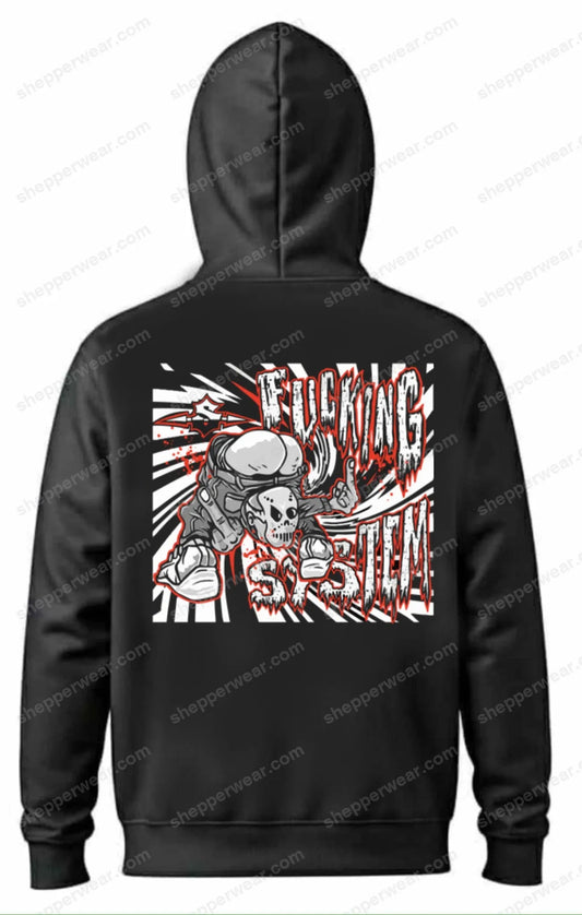 SWEAT RAVE MODELE TOXI F*CK - SWEAT A CAPUCHE