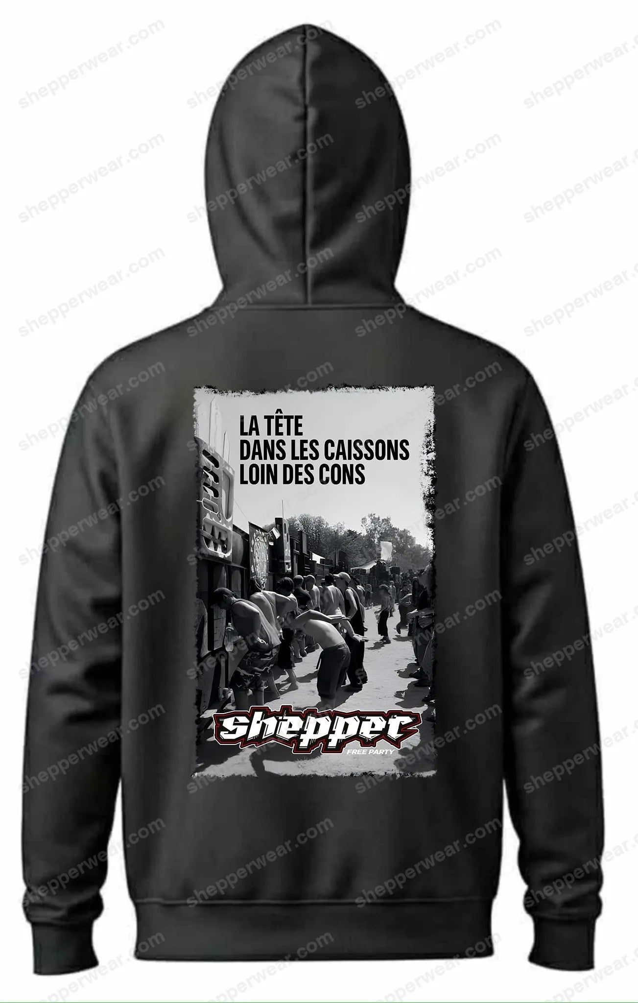 SWEAT ZIP MODELE LA TETE DANS LES CAISSONS - SWEAT ZIP