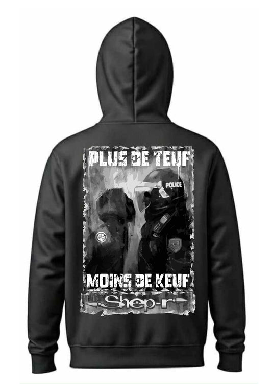 SWEAT RAVE MODELE  PLUS DE TEUF MOINS DE KEUF